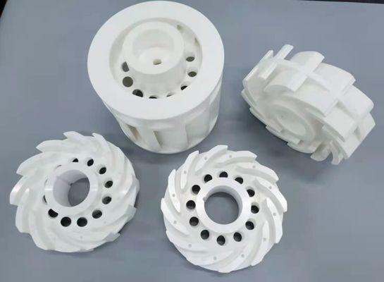 Ventola ceramica avanzata di biossido di zirconio di precisione su ordinazione Y-TZP per il mulino a palle